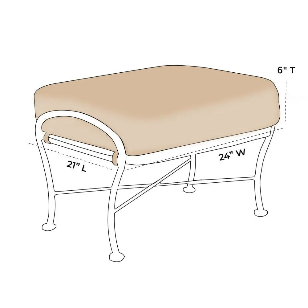 OW Lee Cambria Replacement Ottoman Cushion |  ZIPCushions