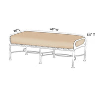 OW Lee Classico Large Ottoman Replacement Cushions