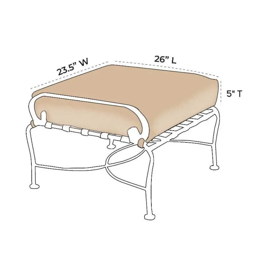 OW Lee Classico Ottoman Replacement Cushions |  ZIPCushions