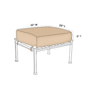 OW Lee Vista Ottoman Replacement Cushions