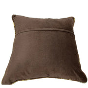 Brown & Floral Dual Tone Pillow Covers (22x22, Set of 2) | ZIPCushions