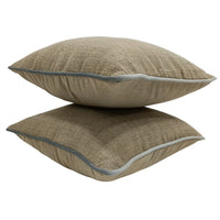 Woven Texture Pillow Covers (16x16, Set of 2)