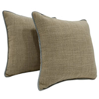 Woven Texture Pillow Covers (16x16, Set of 2)