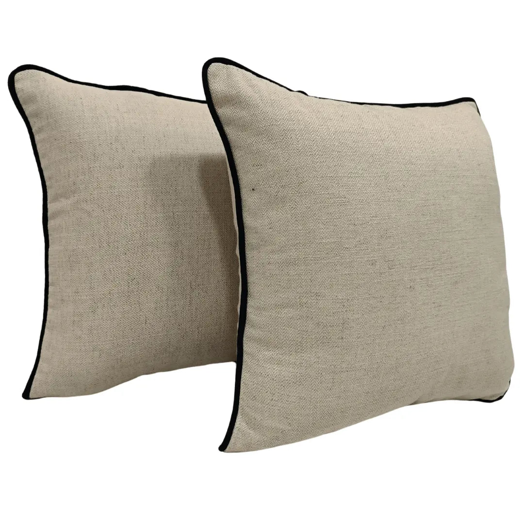 Herringbone Pattern Pillow Covers (16x16, Set of 2) | ZIPCushions