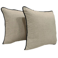 Herringbone Pattern Pillow Covers (16x16, Set of 2)