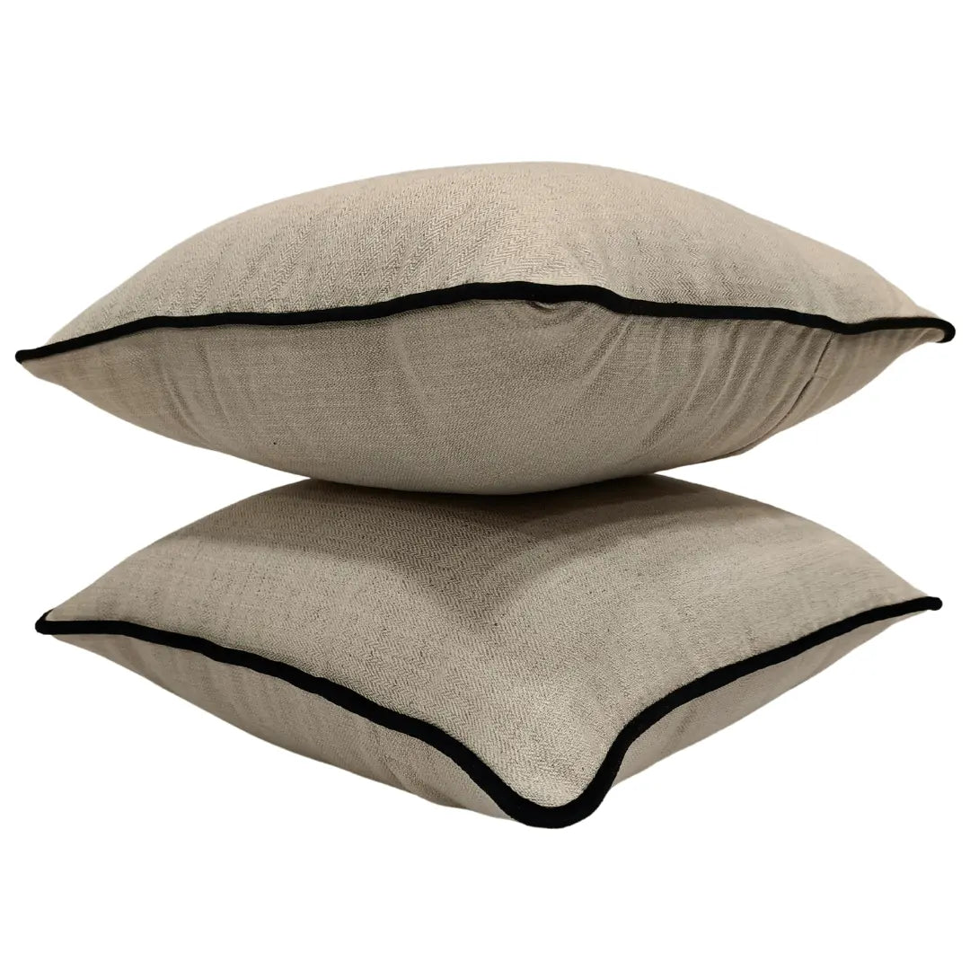 Herringbone Pattern Pillow Covers (16x16, Set of 2) | ZIPCushions - view 2