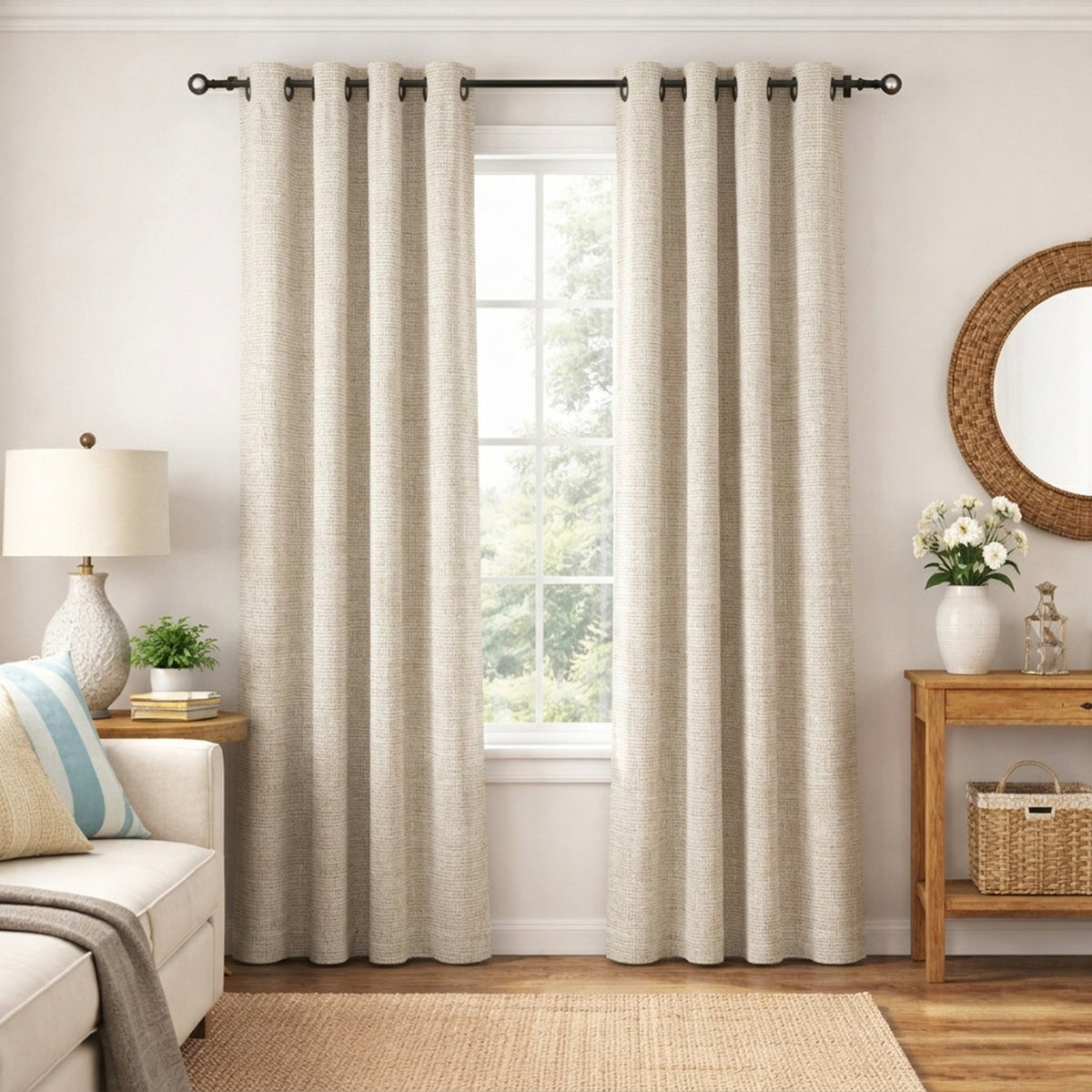 Soft Glance Heavyweight Woven Curtain - view 2