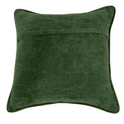 Luxe Green Velvet & Chenille Pillow Covers (Set of 2, 16x16) | ZIPCushions