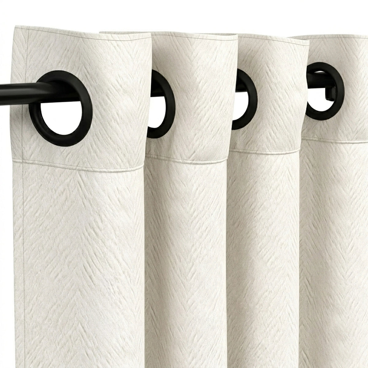 Custom Ceramic Arrow Textured Curtain - view 4