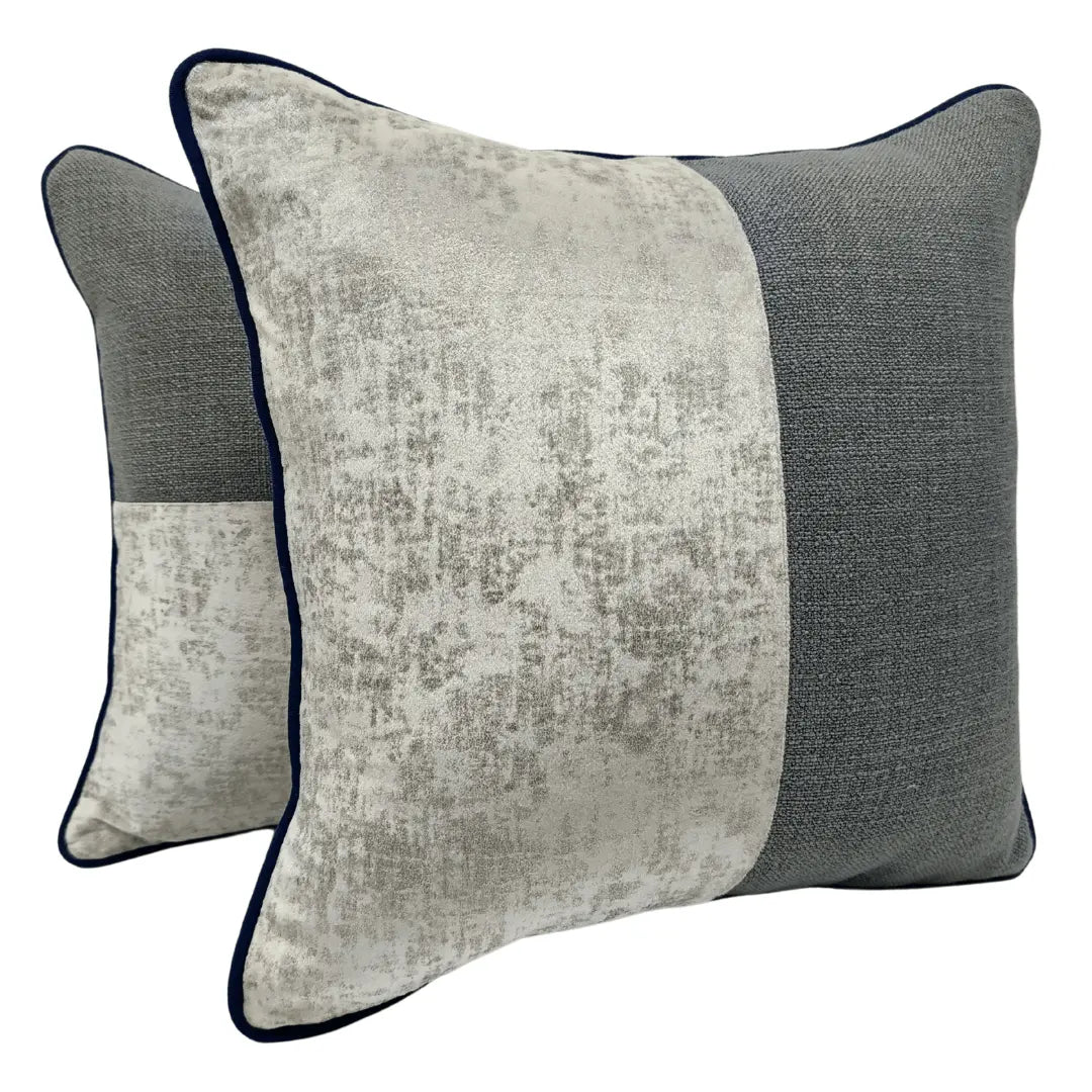 Elegant Patchwork Pillow Covers (Set of 2, 16x16) | ZIPCushions