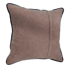 Navy & Textured Silver Dual-Tone Pillow Covers (Set of 2,16×16) - Hover Image