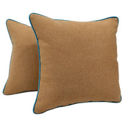 Tan Herringbone Pillow Covers (Set of 2,16×16) | ZIPCushions