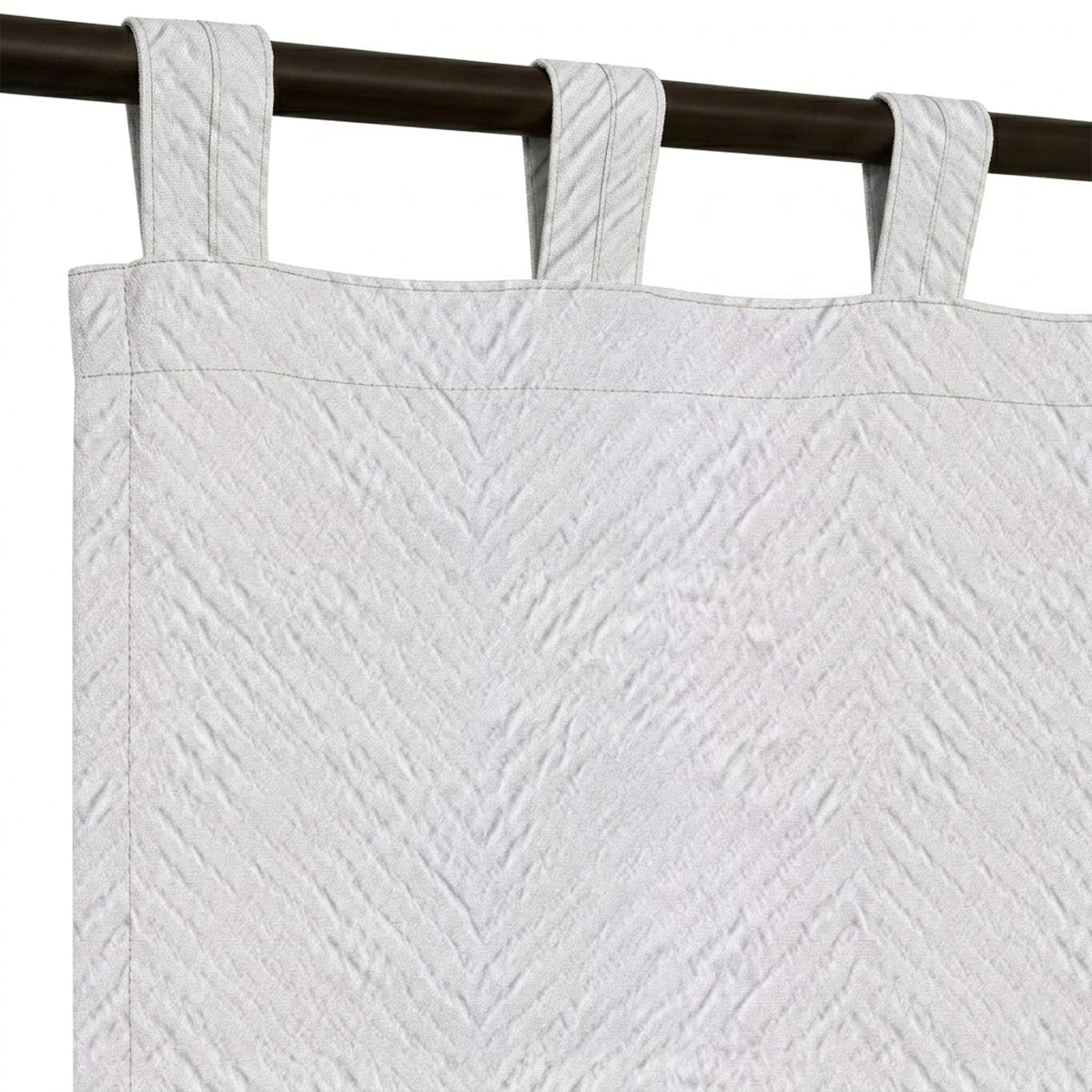 Custom Dove Arrow Textured Curtain - view 6