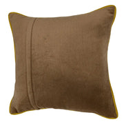 Rust Brown Velvet Pillow Covers (16x16, Set of 2) | ZIPCushions