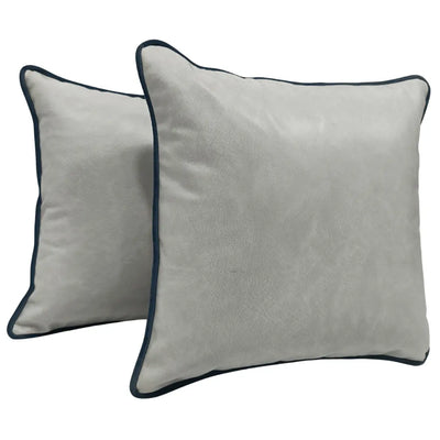 Classic Neutral Accent Pillow Covers (Set of 2, 16x16), - Alternate image