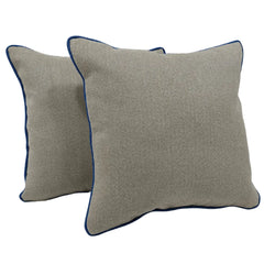 Stylish Indoor Throw Pillow Covers (Set of 2, 16x16) - Hover Image