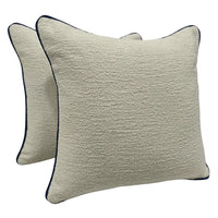 Cozy Ivory Bouclé Pillow Covers (Set of 2,16×16)