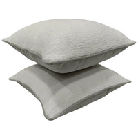 Cozy Neutral Bouclé Pillow Covers (Set of 2, 16x16) |  ZIPCushions
