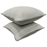 Cozy Neutral Bouclé Pillow Covers (Set of 2, 16x16) | ZIPCushions