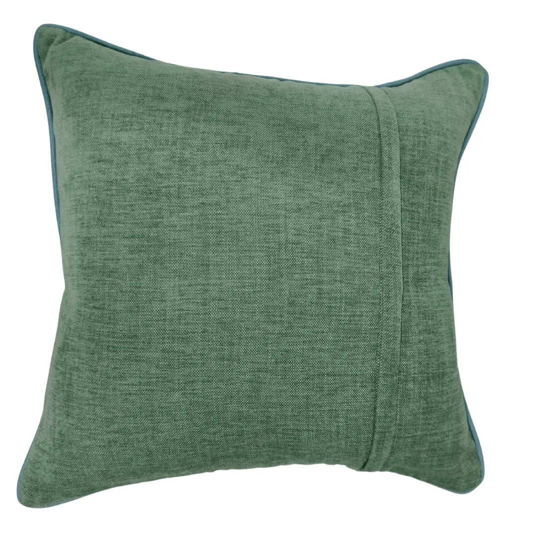 Elegant Green Velvet Pillow Covers (Set of 2, 16x16) |  ZIPCushions