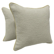 Soft Beige Bouclé Pillow Covers (Set of 2, 16x16) | ZIPCushions