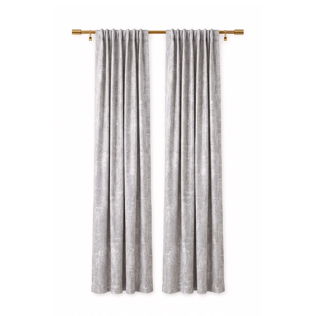 Custom Dove Chinook Textured Curtain
