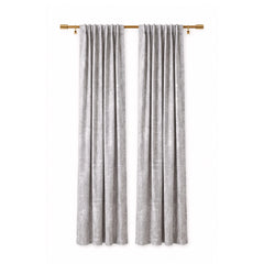 Custom Dove Chinook Textured Curtain