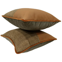 Modern Patchwork Pillow Covers (16x16, Set of 2) - Hover Image