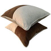 Patchwork Contrast Pillow Covers (16x16, Set of 2) | ZIPCushions