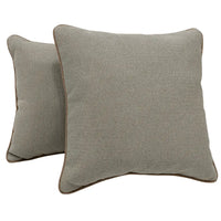 Elegant Textured Double Tone Pillow Covers (16x16, Set of 2) |  ZIPCushions