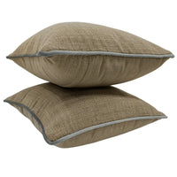 Chic Textured Pillow Covers (16×16, Set of 2)
