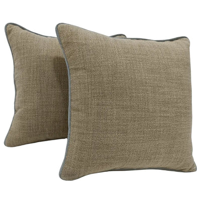 Chic Textured Pillow Covers (16×16, Set of 2)