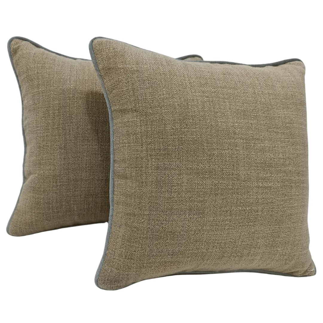 Chic Textured Pillow Covers (16×16, Set of 2) | ZIPCushions