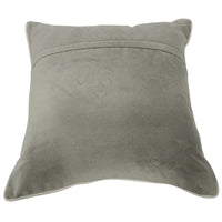 Soft Grey and Slate Dual-Tone Pillow Covers (16×16, Set of 2)