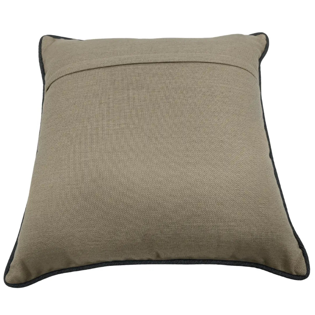 Taupe and Brown Outdoor Dual-Tone Pillow Covers (16×16, Set of 2) |  ZIPCushions