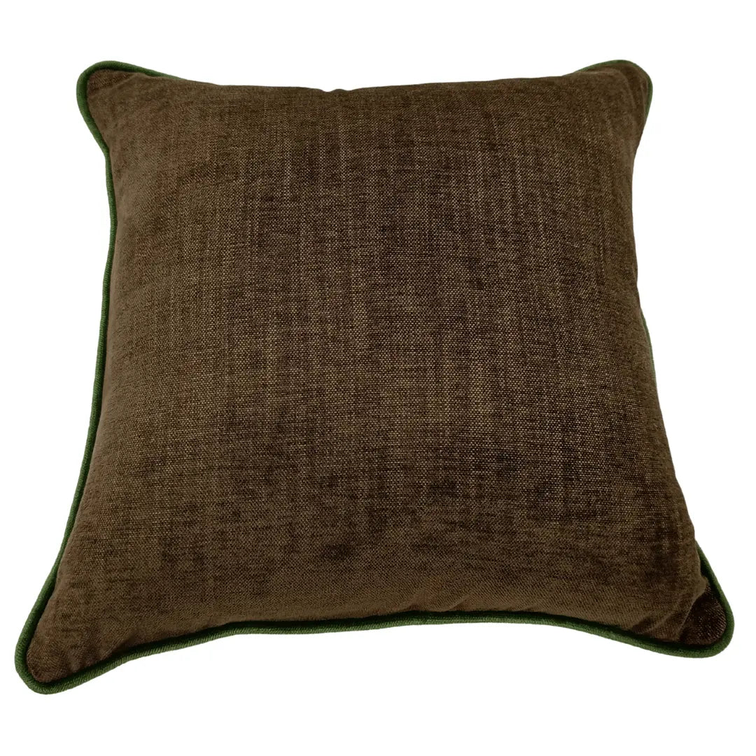 Green and Brown Patchwork Pillow Covers (16×16, Set of 2) |  ZIPCushions