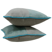 Sage Green and Beige Patchwork Pillow Covers (16×16, Set of 2) | ZIPCushions