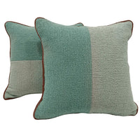 Sage Green and Beige Boucle Pillow Covers (18×18, Set of 2) |  ZIPCushions