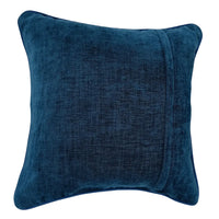 Deep Blue Luxe Pillow Covers (16×16,Set of 2) |  ZIPCushions