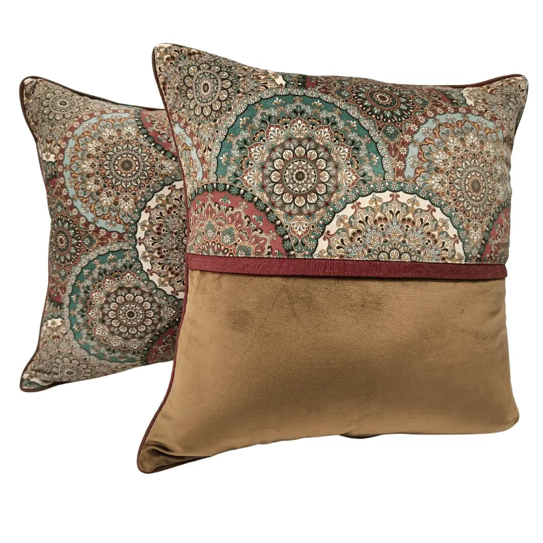 Vintage Medallion Pillow Covers (18x18, Set of 2) | ZIPCushions