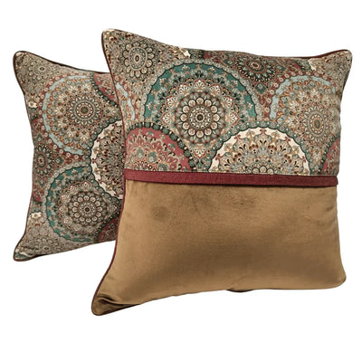 Vintage Medallion Pillow Covers (18x18, Set of 2)