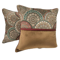 Vintage Medallion Pillow Covers (18x18, Set of 2)