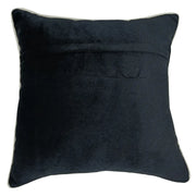 Black and Gray Patchwork Pillow Covers (Set of 2, 16×16) | ZIPCushions