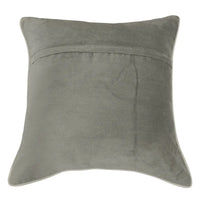 Soft Gray Chenille Pillow Covers  (Set of 2, 16×16) |  ZIPCushions