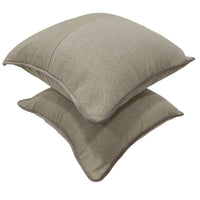 Neutral-Toned Textured Pillow Covers (Set of 2, 16×16) |  ZIPCushions