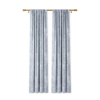 Custom Blue Haze Chinook Textured Curtain