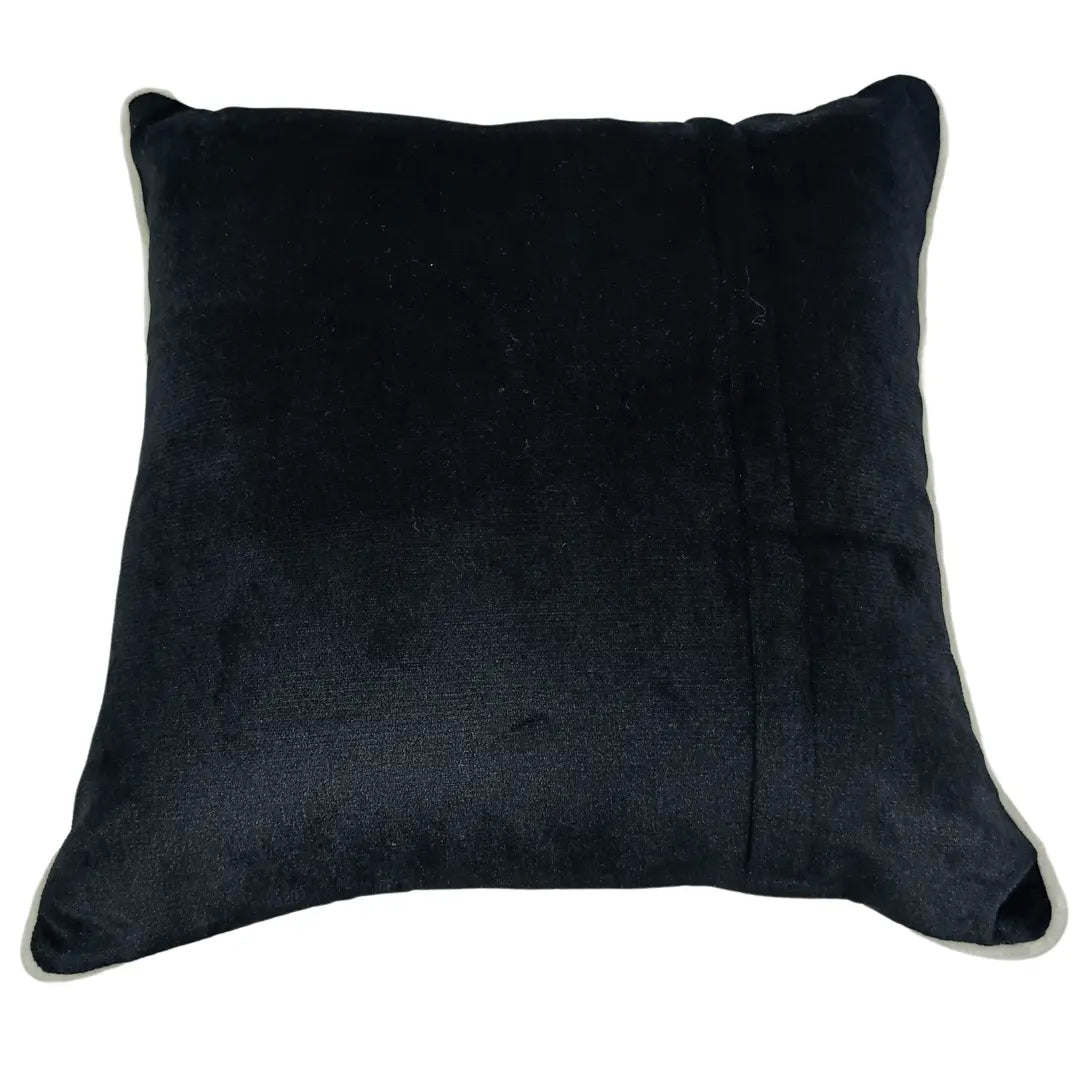 Black & Charcoal Textured Pillow Covers (Set of 2, 16×16) |  ZIPCushions