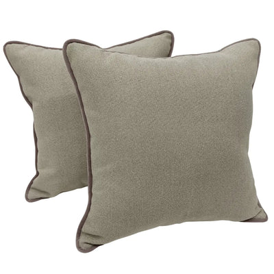 Elegant Textured Pillow Covers (Set of 2, 16×16)