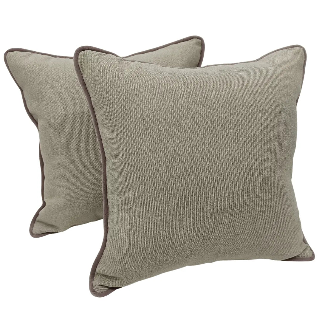 Elegant Textured Pillow Covers (Set of 2, 16×16) | ZIPCushions