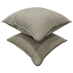Elegant Textured Pillow Covers (Set of 2, 16×16) - Hover Image